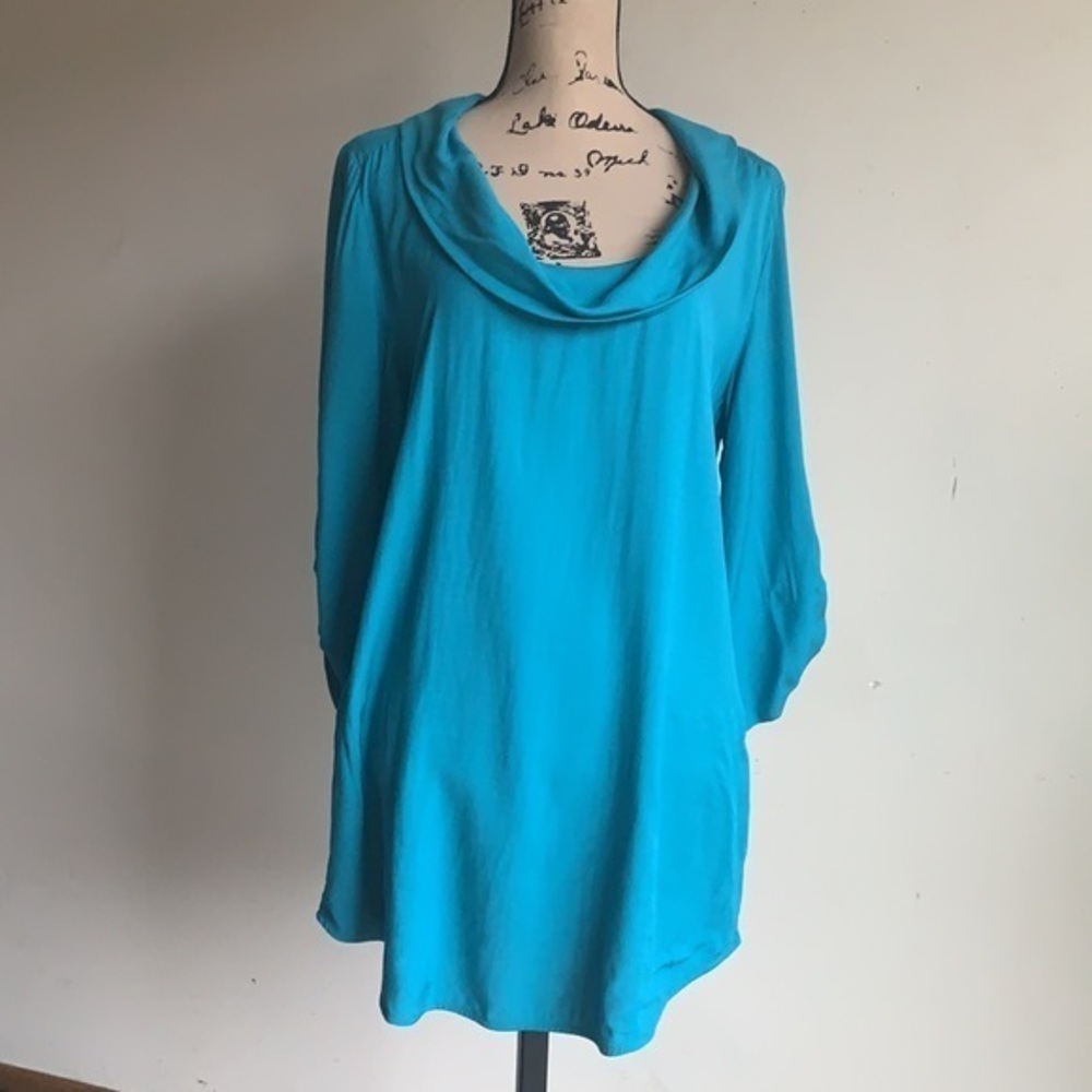Soft Surroundings Turquoise Tunic
